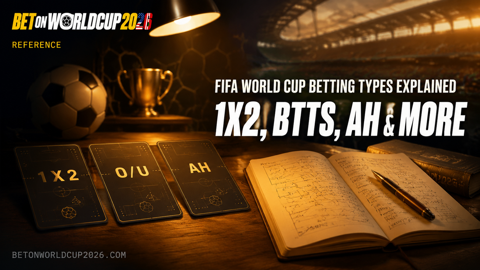 Jenis Taruhan Piala Dunia 2026 — 1X2, BTTS, Handicap, dan Lainnya
